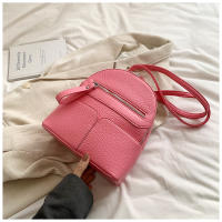 Mochila urbana sencilla de PU a juego para uso diario, mochila para mujer - details 11