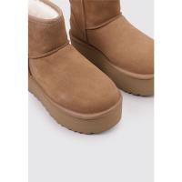 UGG Classic Mini Platform Botas Con Plataforma Mujer Cuero - details 1