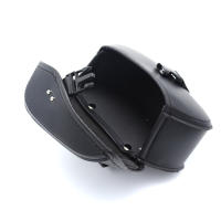 Par De Bolsas De Sillín Para Motocicleta En Cuero PU Negro Impermeable Almacenamiento Lateral Equipaje De Viaje Para Suzuki/Yamaha/Honda - details 3