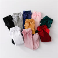 Calcetines De Algodón Para Niñas Con Largos Lazos Calcetines Altos Para Niños Princesa Calcetines Largos Otoño Primavera 0-7 Años - details 3