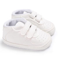 Zapatos De Bebé Blancos Niños Y Niñas Suela Suave Transpirables Zapatillas Deportivas Infantiles Tamaño Adecuado Para Edad 0-1Año - details 1