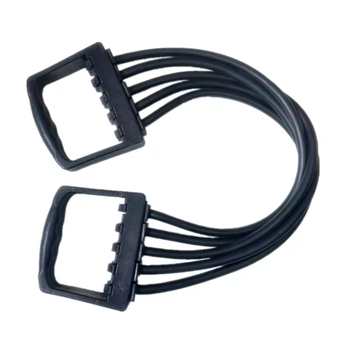 Juego De Ejercicio Corporal Completo Con Expansor De Pecho Y 5 Cuerdas De Resistencia Removibles Para Pilates Push-Ups Fortalecimiento Muscular Entrenamiento De Gimnasio - 1