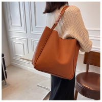 Bolso De Hombro Para Mujer Estilo Retro Minimalista Gran Capacidad Malla Texturada Bolso De Comercio Forma De Barroco - details 20