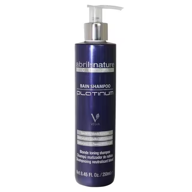 Champú Platinum, matizador para cabello rubio y canas. Anti-amarillos abril et nature  Cosmética Capilar - 1