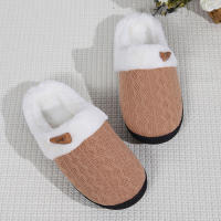 Zapatillas Casuales De Pelo Fluffy Para Mujer Invierno Plush Interior Zapatos De Mujer 2025 Plataforma Calientes Tallas Grandes Pareja Planas - details 4