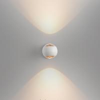 Lámpara De Pared Moderna De Lujo Para Dormitorio Con Cuerpo De Metal Templado Y Lente De Acrílico Luz LED Rotativa Nordic Sconce Iluminación Para Dormitorio Comedor Foyer Estudio - details 6