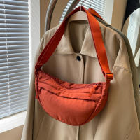 Bolso De Mano En Forma De Dumpling Para Mujer Estilo Casual Con Correa Ajustable Bolso Crescent Bolsos De Hombro Moda Sólida - details 1
