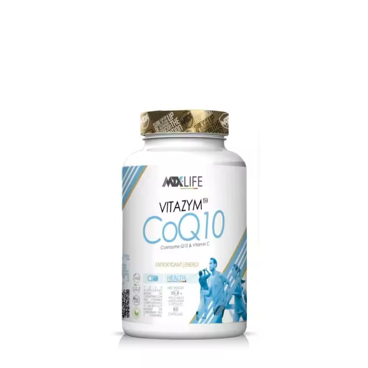 VITAZYM™ COQ10 (Coenzima Q10+Vitamina C+Vitamina E) 60 capsulas veganas - 1