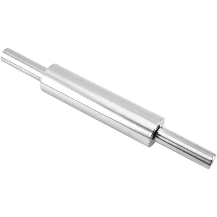 Roller &; Pastelería de Maple inliable antiadherente Rolling Roller Stick Rolling Rod Baking Tool Para Pan Italian Pizza Corst Cookie Pastelería Plata - 1