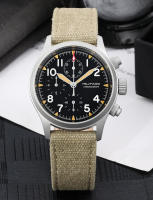 Reloj De Cuarzo Militado ML1868KF VK67 Movimiento De Cronógrafo Vidrio De Zafiro Luminoso 100m Impermeable 39mm Retro - details 2