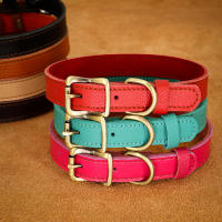 Collar De Cuero Genuino Para Perros Ajustable Collar De Mascota Real Suave Para Pequeños Chihuahuas Suministros Para Mascotas - details 2