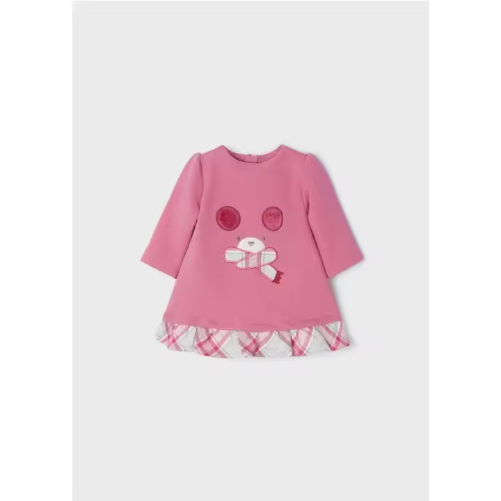 Vestido Felpa Combinado - Cómodo y Versátil - 1