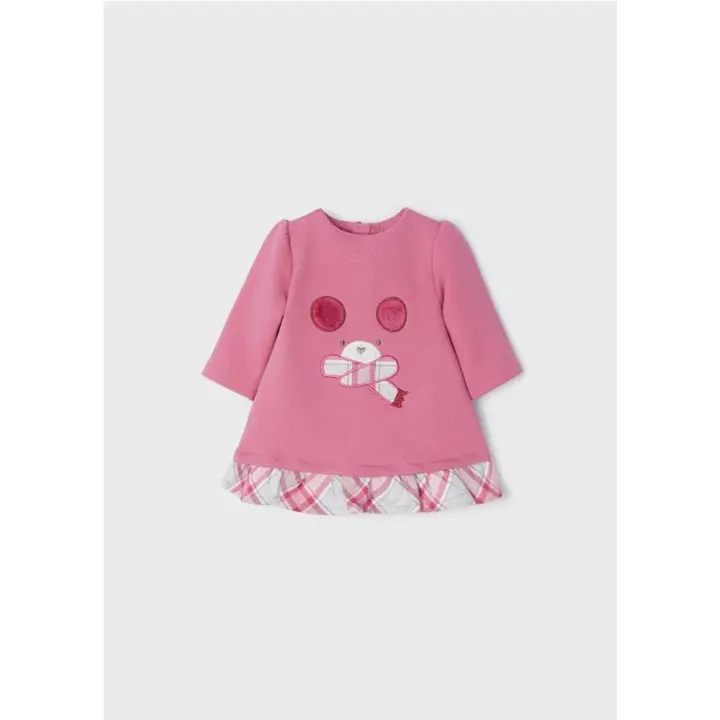Vestido Felpa Combinado - Cómodo y Versátil - 1