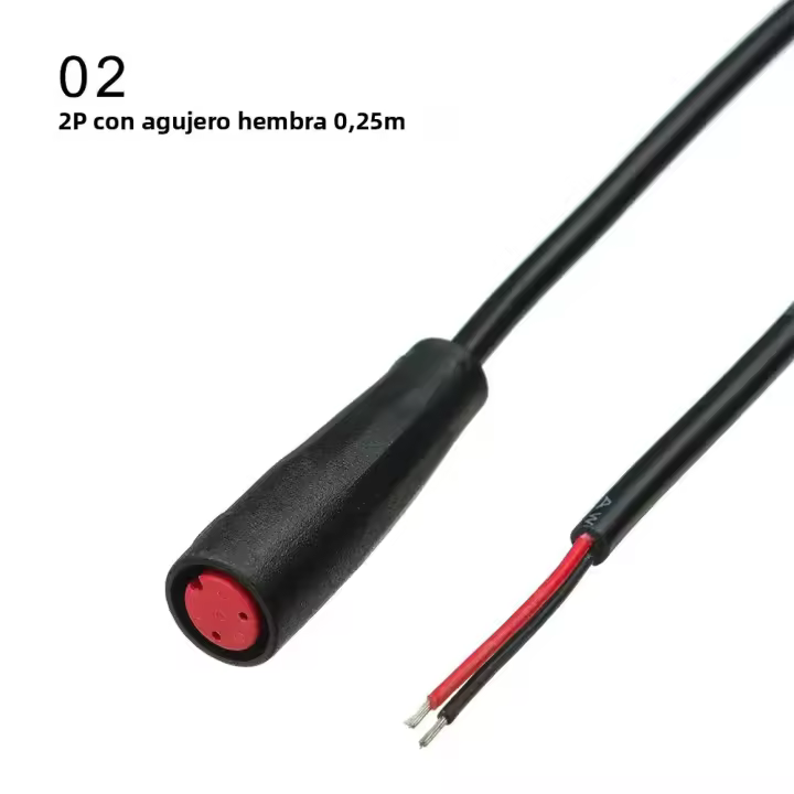 Conector De Cable Impermeable 9mm Base Para Ebike Bafang Display Accesorios De Vehículo Eléctrico Conector De 2 3 4 5 6 Pin - 1