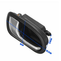 Manija De Puerta Interior De Coche Cromada Para Mazda 323 Protege BJ 1995-2003 Izquierda Delantera Trasera Material Plástico - details 3
