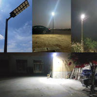 Lámpara Solar Exterior Paweinuo 760LED Con Sensor De Movimiento 3 Modos IP67 Impermeable Luz De Calle Solar 18650 Para Jardín Y Exterior - details 3