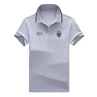 Camisa Polo De Algodón Puro Para Hombres Verano Estilo Casual Color Sólido Talla Grande Cuello En V Manga Corta Versátil - details 7