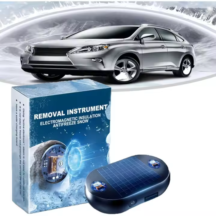 Dispositivo electromagnético anticongelante para quitar la nieve del automóvil, dispositivo electromagnético para quitar la nieve, instrumento anticongelante para quitar la nieve, dispositivo anticongelante y anticongelante por ondas electromagnéticas - 1