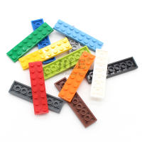 20pcs Moc Tiles Plate 2x8 3034 Bloques De Construcción Creativos DIY Básicos Compatible Con Juguetes De Montaje Partes De Bloques - details 0