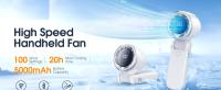 Ventilador Portátil de Mano 3 en 1 - 100 Velocidades Ajustables, USB Recargable, Mini y Silencioso para Interior/Exterior, Viajes, Oficina y Camping - details 0