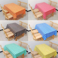 Mantel Desechable a Cuadros Rojo Y Negro Para Bodas Cumpleaños Y Fiestas Interior Y Exterior Picnic Cubierta De Plástico Impermeable - details 1