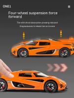 Coche De Colección De Aleación Con Sonido Luz Y Función De Retroalimentación Para Niños CCA Diecast Metal 1:24 Regalo Para Chicos - details 6