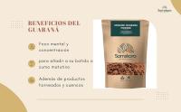 Guaraná en Polvo BIO | Orgánico | Samskara | Aumenta la Energía y la Concentración | Alternativo al cafe | (100g x 1 pack) | Origen Brasil | Para Te/Smoothies y bebidas refrescantes - details 1