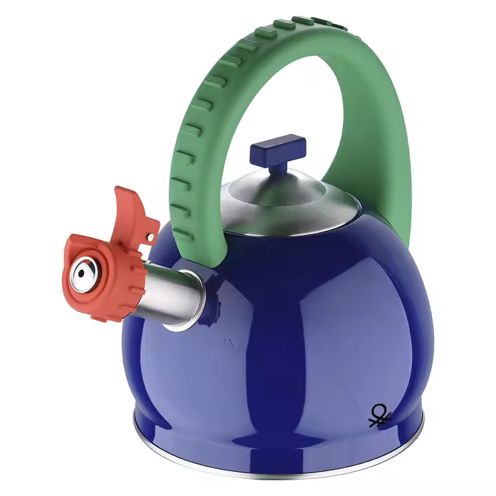 Tetera 2.8l en acero inoxidable en color azul - 1