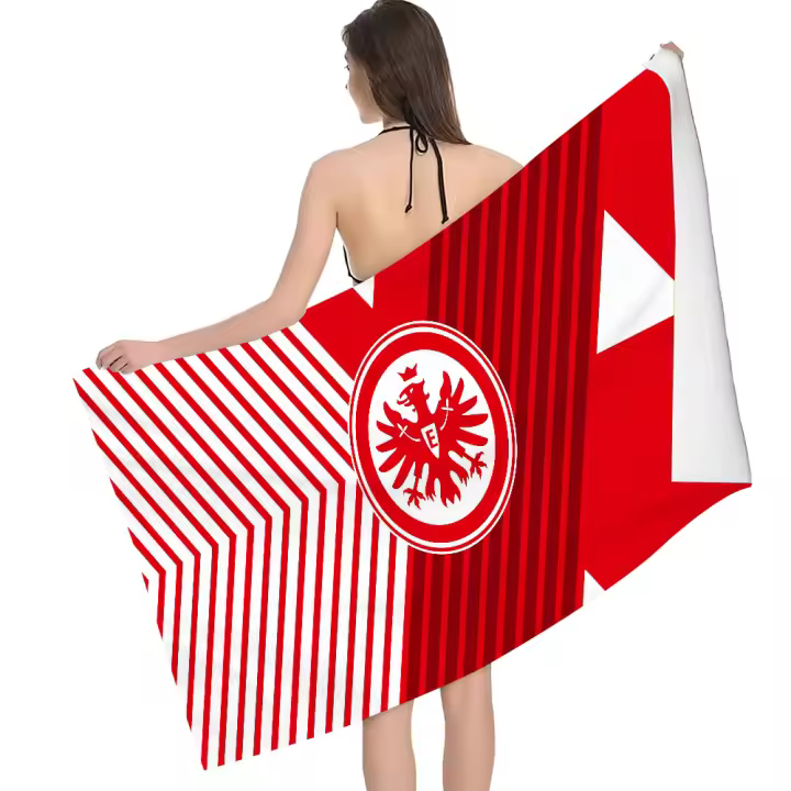 Toalla Deportiva De Secado Rápido E-Eintracht F-Frankfurt Para Piscina Viajes Gimnasio Sauna Spa Baño Playa Tamaño Variado - 1