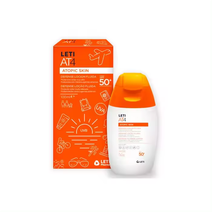 LETI AT 4 DEFENSE LOCION FLUIDA SPF50+ 100 ML - 1
