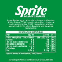 Sprite Lima-Limón, Bajo en Azúcares y Calorías, Pack24 * 330ml - details 1