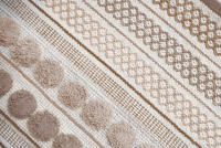 Parentesi Quadra - Alfombra Algodón Pompón Beige - details 2
