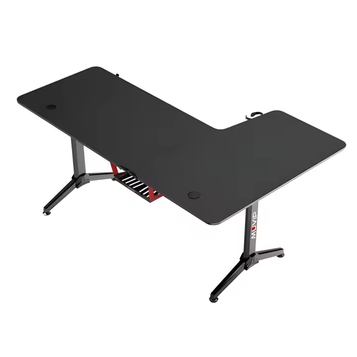Muvip PRO1300 Mesa Gaming Fibra de Carbono en L Izquierda - 1