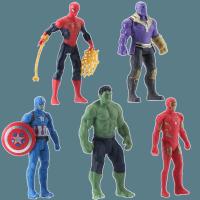 Juego De 5 Figuras De Acción De Superhéroes Para Niños Spiderman Hulk Ironman Set De Juguetes De Avengers Decorativos Dolls Regalos Para Niños - details 0