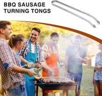 Pinzas para dar vuelta a las salchichas de barbacoa, pinzas para salchichas de barbacoa, pinzas para barbacoa de mango largo, pinzas para parrilla, pinzas para cocinar en la cocina - details 3