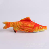 Juguete De Gato Simulación Pescado En Forma 3D Suave De Peluche Con Nepeta Juguetes Interactivos Para Gatos Divertidos Suministros Para Mascotas - details 3