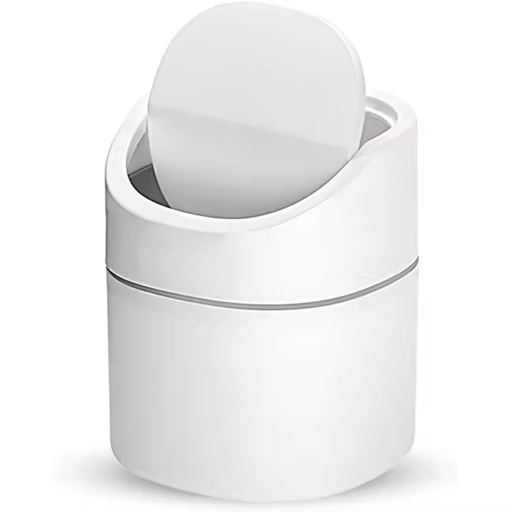 Mini Cubo de Basura, Mini Papelera de plástico, Bote de basura de escritorio, utilizado en la Sala de estar y la Oficina, Bote de basura de plástico - 1