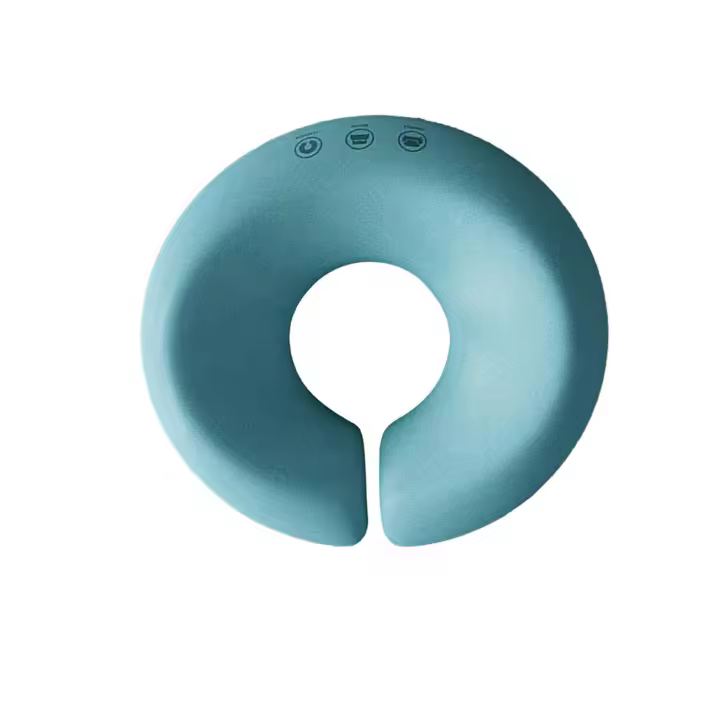 Oreiller de Massage Face vers Le Bas, Oreiller cervical，Oreiller Facial Perforé pour Spa, Oreiller de Massage pour Table de Massage de Salon, Noyau en Mousse à Mémoire de Forme（Bleu） - 1