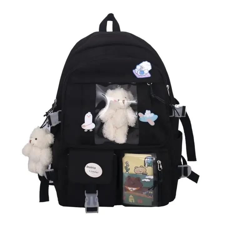 Mochila Escolar japonesa para Niños adolescentes, Kawaii with múltiples bolsos Morral, Harajuku - 1