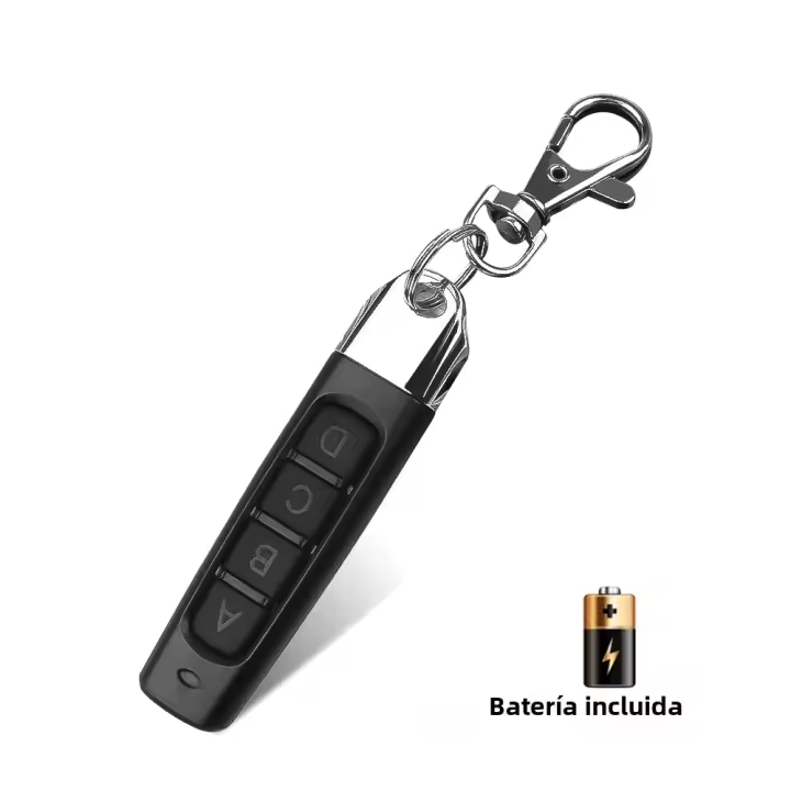 Control Remoto De Puerta De Garaje Eléctrica 433MHz Duplicador De Código Universal 4 Teclas Transmisor Para Luz Y Cortinas Automáticas - 1