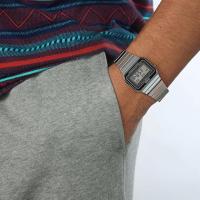 RELOJ CASIO VINTAGE ICONIC Digital Watch A700WE-1A correa de acero alarma cronografo y luz led A700WE-1A - details 0
