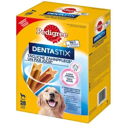 Pedigree Dentastix Snacks Dentales para perros grandes (28 uds) - 1