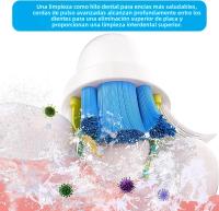 Cabezales De Repuesto Para Broca Compatible Con Braun Oral B Cepillo De Dientes Eléctrico - Cabeza De Dientes De Floss Para Oral B pro 1000 (12 Piezas) Para Adultos - details 4
