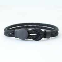 Nuevo Pulsera De Hombre Con Dos Capas De Cuerda De Náilon 4mm Pulsera De Hilo Rojo Suerte Tamaños Diferentes Accesorios Regalo Para Él - details 11