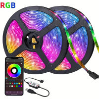 Tiras LED 5050 RGB De 1M/3M/5M Control Remoto Bluetooth APP Para Decoración De Fiesta Sala De Estar Dispositivo Inteligente LED Strip Lights - details 1
