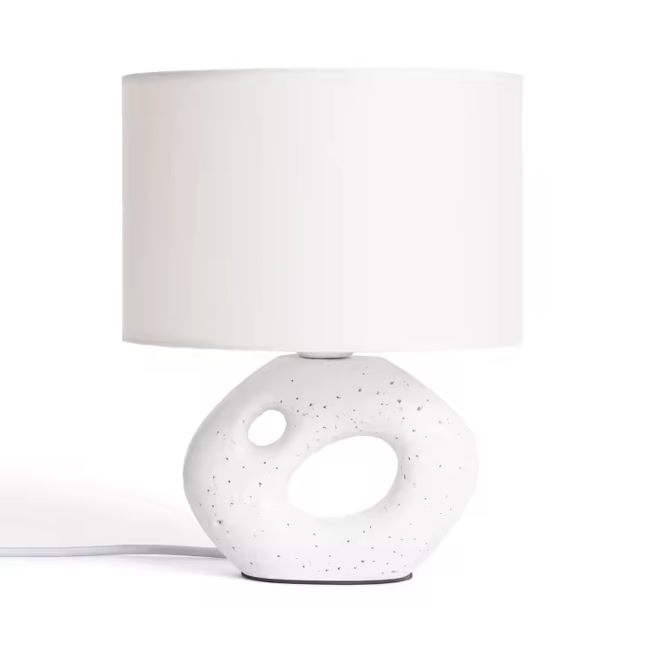 Ledkia Lámpara de Mesa Resina Alessia Blanco - 1