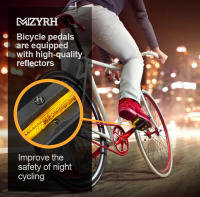 Pedales De Bicicleta MZYRH De Nylon Reflectante Con 3 Rodamientos Ultraligeros Antideslizantes Impermeables Para MTB Y Carretera Piezas De Bicicleta - details 1