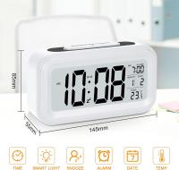 Reloj despertador digital con badería, función de Repetición, - details 0