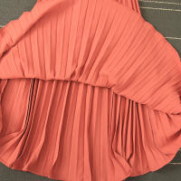 Nuevo Vestido De Verano 2026 Para Mujer Estilo Casual Con Cuello En V Manga Corta Lace up Pleated Chiffon Vestido De Cintura Alta - details 13