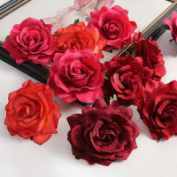 2/5Pcs Rosas Artificiales De 11CM Para Decoración De Hogar Y Jardín Decoración De Boda Y Fiesta Accesorios Para Manualidades - details 6
